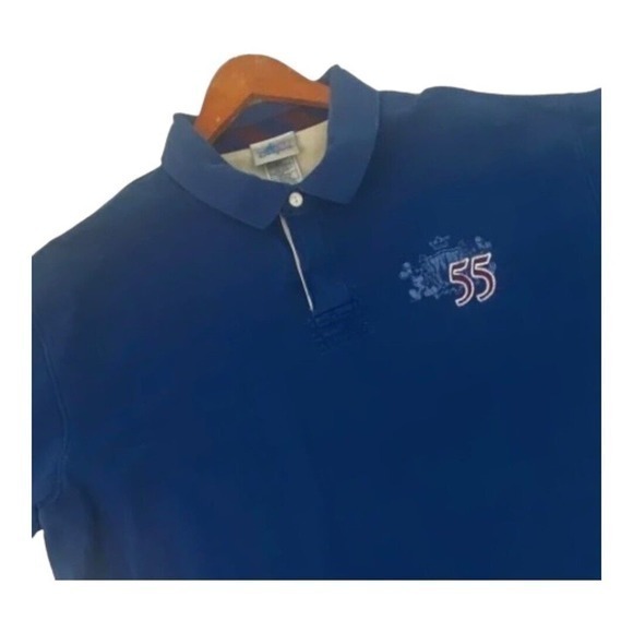 XXL Disneyland Resort Short Sleeve Polo Navy Knit 100% Cotton Mens XXL - Picture 5 of 9